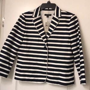 Ann Taylor striped blazer